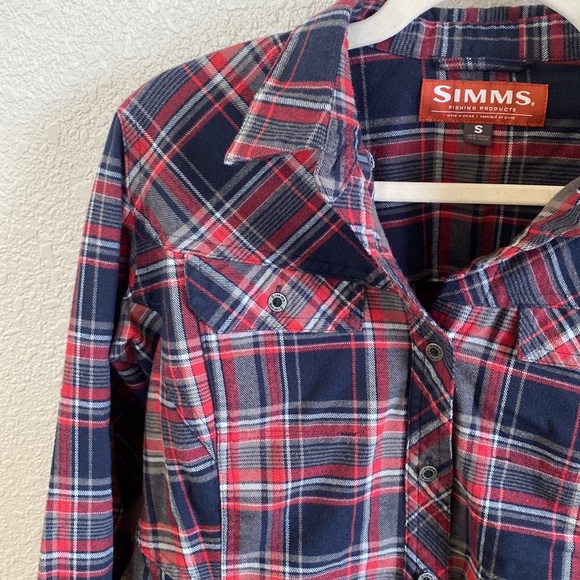 Simms Flannel Button Down - Picture 2 of 3